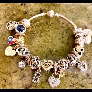 Authentic Silver & Gold Pandora Bracelet